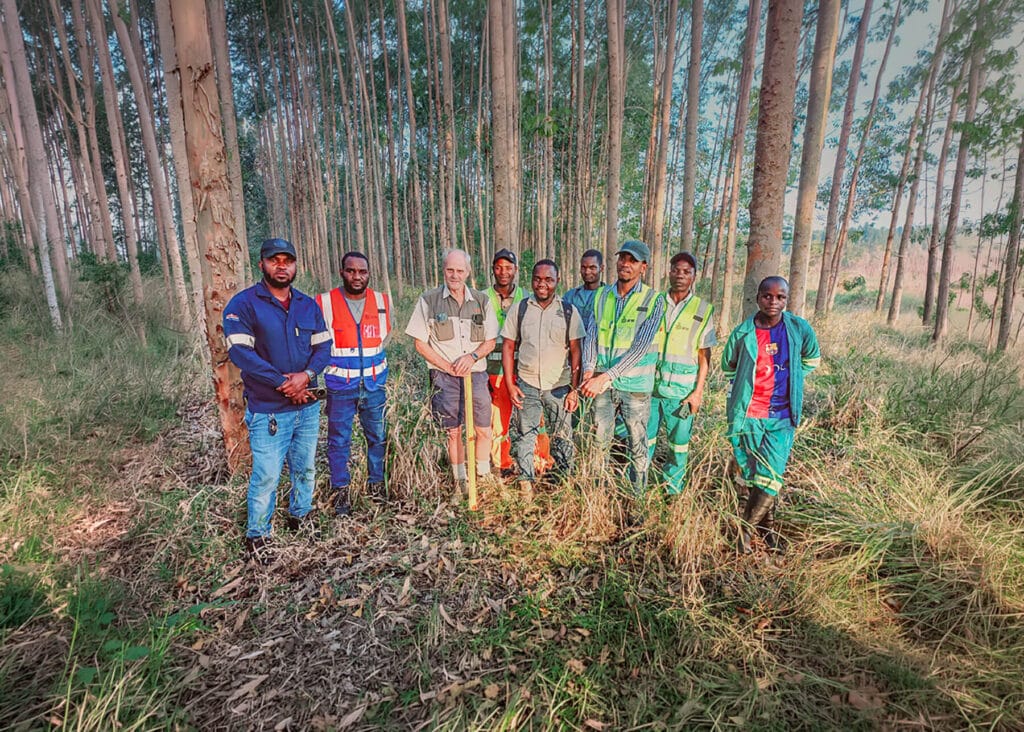 IFM training at Gondola eucalyptus plantations in Manica Province Mozambique
